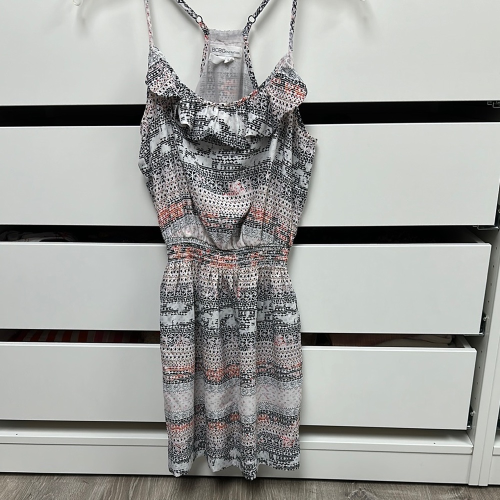 Mossimo Black and White Patterned Dress